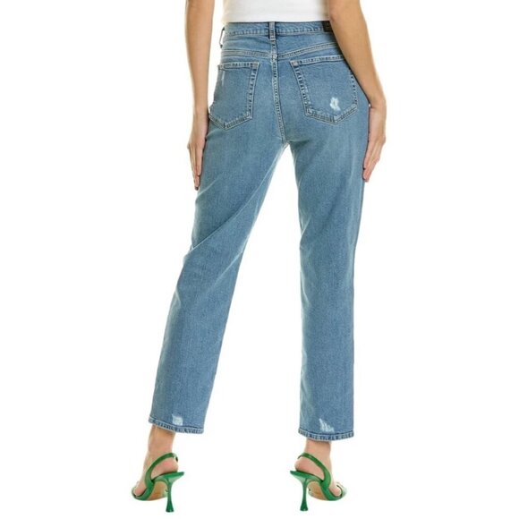 Current/Elliott Denim Sunny Distressed The Original Boyfriend Jeans Blue Size 29 - Picture 2 of 10